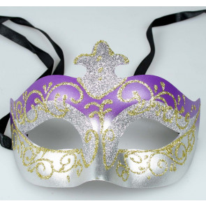 Purple & Silver Princess Eye Mask