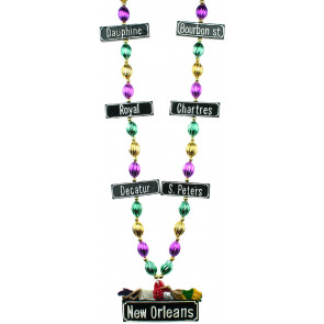 New Orleans Street Signs Necklace