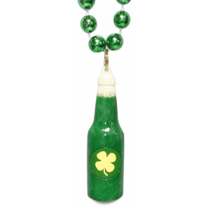 Green Beer Bottle Necklace