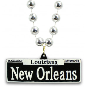 New Orleans Street Sign Necklace