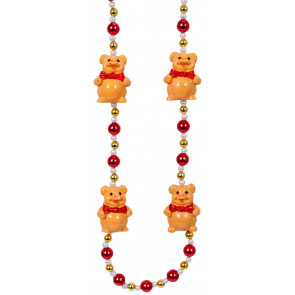 Bowtie Pigs Necklace