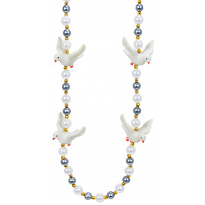 White Doves Necklace