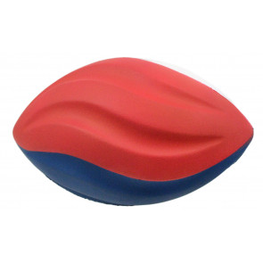 Foam Spiral Footballs: Red, White and Blue (12)