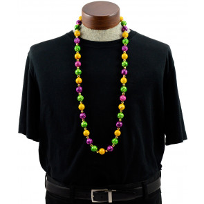 Mardi Gras Marbles Necklace