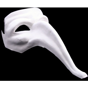 Unpainted Paper Mache Stallion Mask