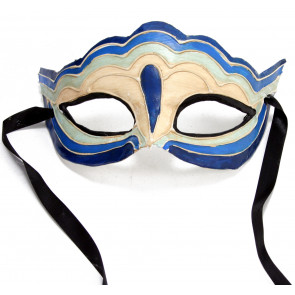 Budget Venetian Eye Mask: Blues