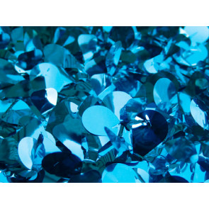 Floral Sheeting Petal Paper: Metallic Turquoise (10 Yards)