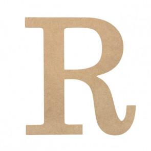 10" Decorative Wood Letter: R