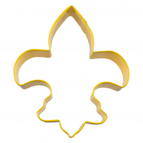 Fleur De Lis Cookie Cutter: Yellow (4.75")
