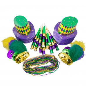 Mardi Gras Party Kit (Asst for 50)