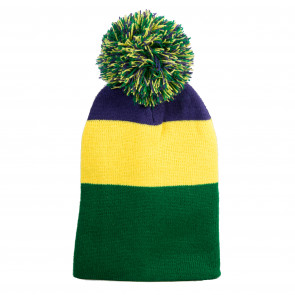 Mardi Gras Beanie Knit Hat: PGG