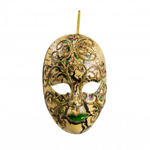 Swirl Old World Mardi Gras Mask