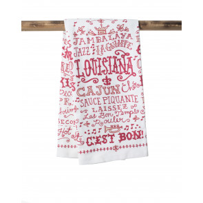 Kitchen Towel: Louisiana Words