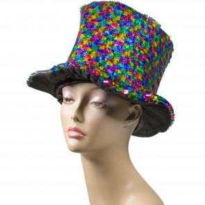 Multicolor Sequin Top Hat