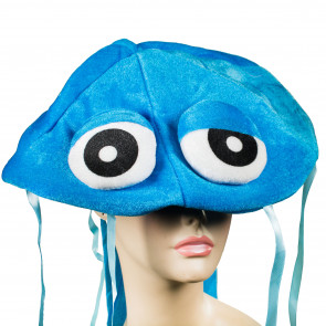 Velvet Squid Hat: Blue