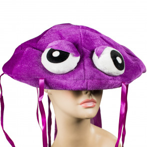 Velvet Squid Hat: Purple