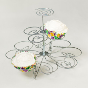 Wire Spiral Cupcake Stand: 3 Tier (Holds 13)