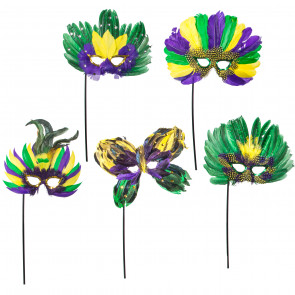 Mardi Gras Masks on Sticks (5)