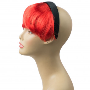 Bangs Headband: Neon Red