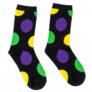 Black Socks With PGG Dots (Women)