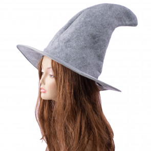 Felt Grey Wizard Hat