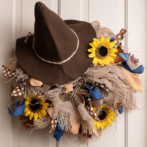 Brown Scarecrow Hat