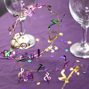 12' Wire Garland: PGG Music Notes