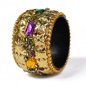 Gold & Beads Napkin Ring