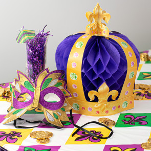Paper Honeycomb Crown Table Centerpiece