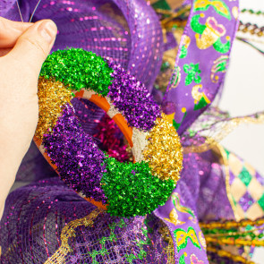 Glitter Mardi Gras Confetti Balls (Bag) [MZ2006MG] 