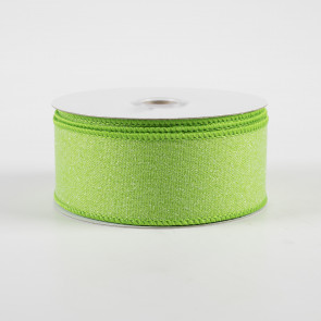 1.5" Crystal Shine Ribbon: Fresh Green (10 Yards)