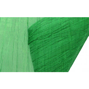 Crinkle Fabric Roll: Emerald Green