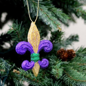Carnival Mardi Gras Celebraion Christmas Ceramic Ornament 2023,3 Round  Xmas Tree Hanging Accessories with Gold Ribbon,Mask on Purple Diamond  Checker