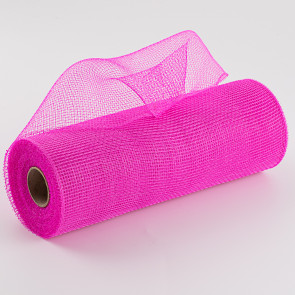 10" Poly Deco Mesh: Hot Pink