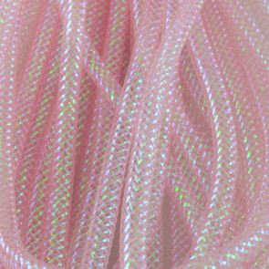 Deco Flex Tubing Ribbon: Pink Iridescent (30 Yards)