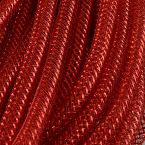 Deco Flex Tubing Ribbon: Metallic Red (30 Yards)