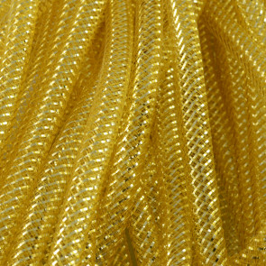 Deco Flex Tubing Ribbon: Metallic Gold (30 Yards)