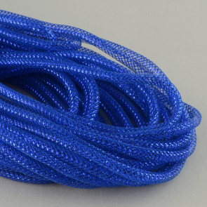 Deco Flex Tubing Ribbon: Metallic Blue (30 Yards)