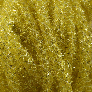 Tinsel Flex Tubing Ribbon: Metallic Gold (20 Yards)