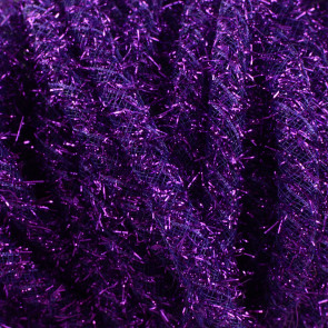 Tinsel Flex Tubing Ribbon: Metallic Purple (20 Yards)
