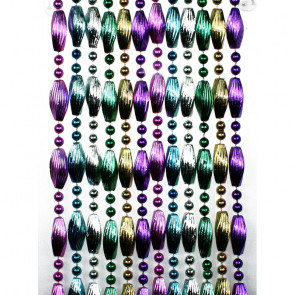 Swirl Beads 42" Metallic 6-Color