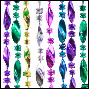 Twist Beads 60" Metallic 6-Color