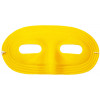 Satin Domino Eye Mask: Yellow
