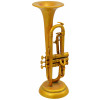 Gold Jazz Trumpet Centerpiece