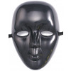 Plastic Face Mask: Black