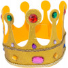 Gold Glitter Queen's Crown
