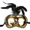 Exotic Eye Mask: Metallic Gold