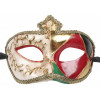 La Corona Mask: Green, Red & Black