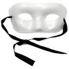 Paper Mache Eye Mask: White