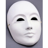 Unpainted Paper Mache Man Face Mask